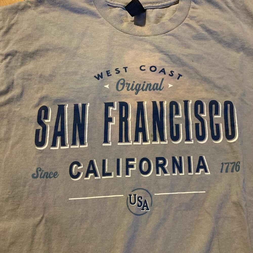San Francisco California Light Grey Graphic Tee For Men (LARGE) *BRAND NEW&